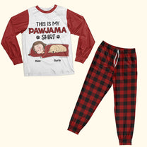 This Is My Pawjama Shirt - Personalized Pajamas