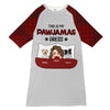 This Is My Pawjamas Dress - Personalized 3/4 Sleeve Dress