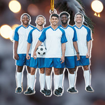 This Is My Soccer Team  - Personalized Acrylic Photo Ornament