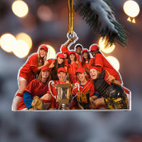 This Is My Sofball Team - Personalized Acrylic Photo Ornament