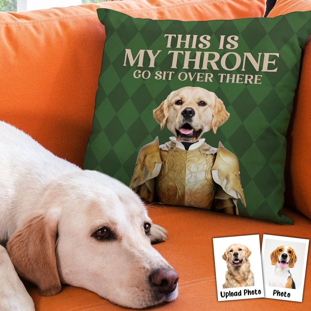 This Is My Throne - Personalized Photo Pillow (Insert Included)