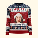 This Is My Ugly Christmas Sweater New Version - Personalized Photo Ugly Sweater