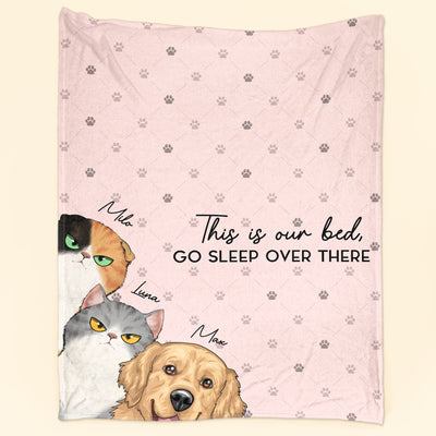 This Is Our Bed - Personalized Blanket