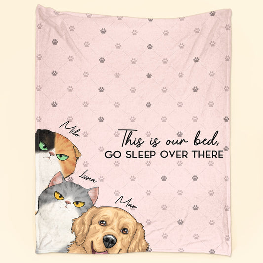 This Is Our Bed - Personalized Blanket