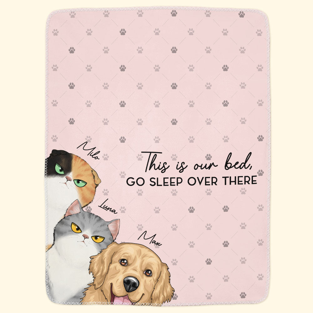 This Is Our Bed - Personalized Blanket