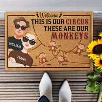 This Is Our Circus - Personalized Doormat