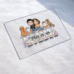 This Is Our Family - Personalized Acrylic Plaque - Birthday, Anniversary, Decoration Gift For Family, Dog & Cat Lovers