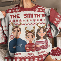 This Is Our Family - Personalized Ugly Sweater