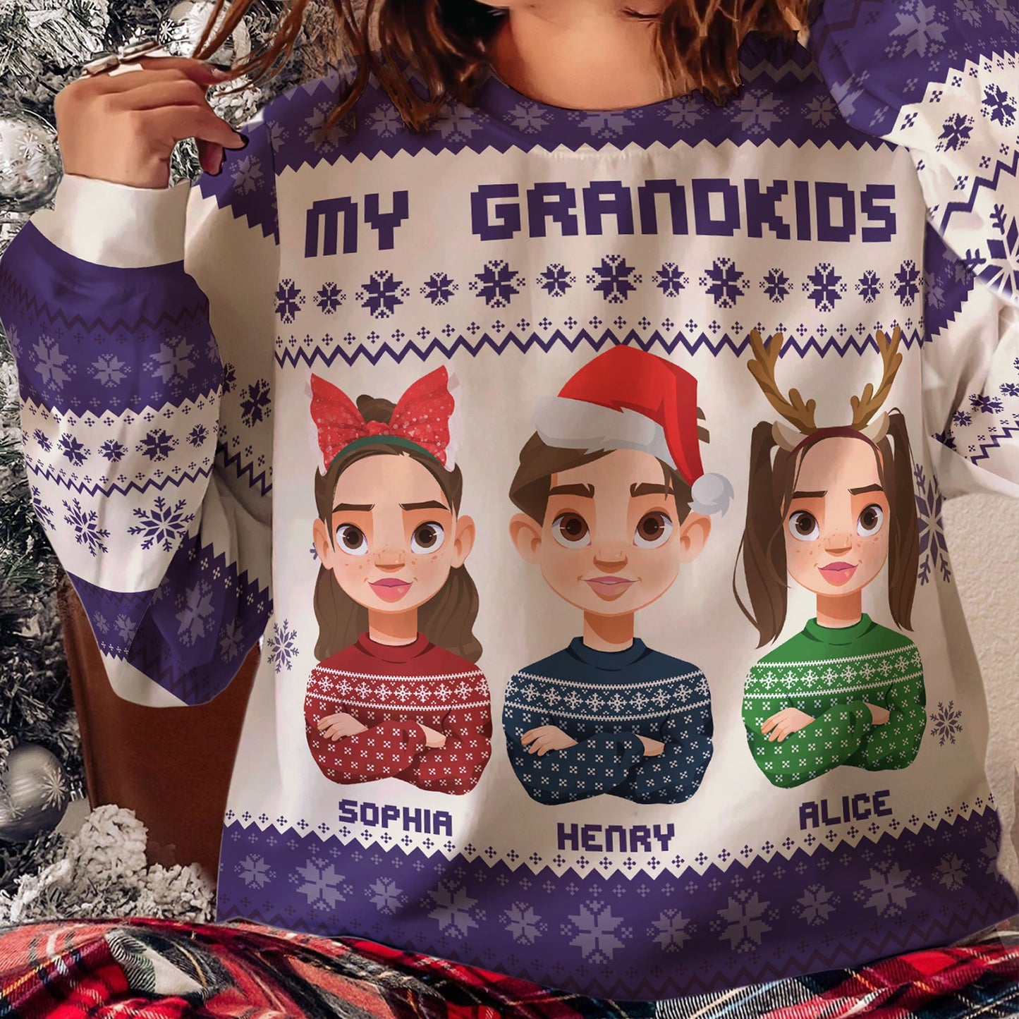 This Is Our Family - Personalized Ugly Sweater