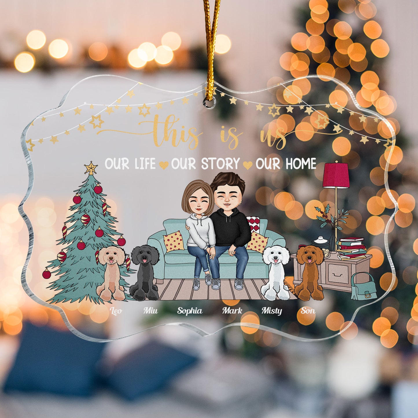 This Is Our Home - Personalized Acrylic Ornament