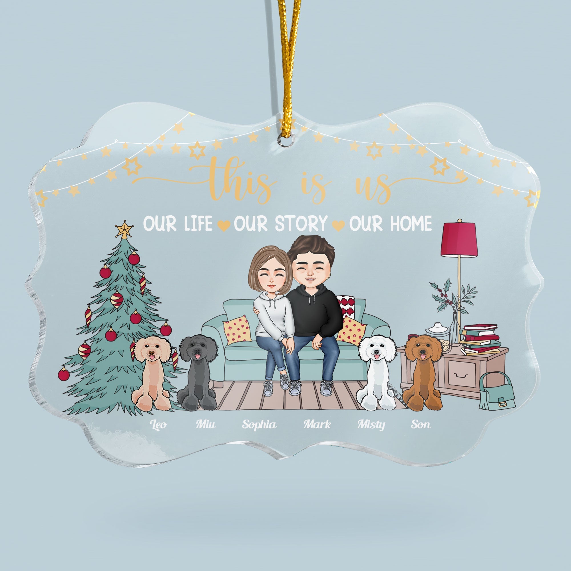 This Is Our Home - Personalized Acrylic Ornament