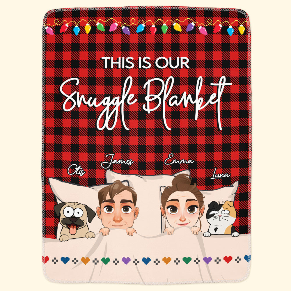 This Is Our Snuggle Blanket - Personalized Blanket