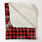 This Is Our Snuggle Blanket - Personalized Blanket