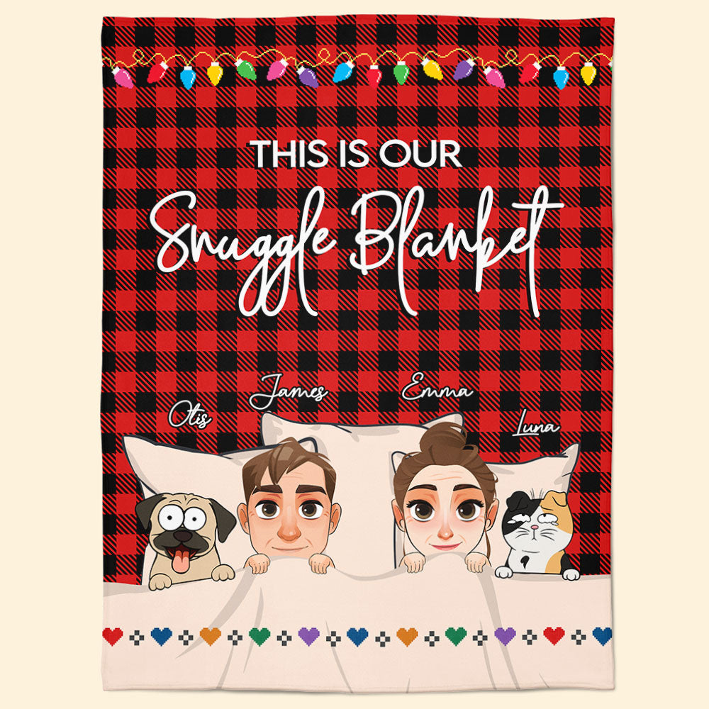 This Is Our Snuggle Blanket - Personalized Blanket