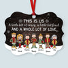 This Is Us - Personalized Aluminum Ornament - Christmas Gift For Brothers, Sisters