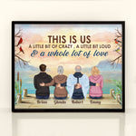 This Is Us  - Personalized Poster - Memorial Gift For Family Members
