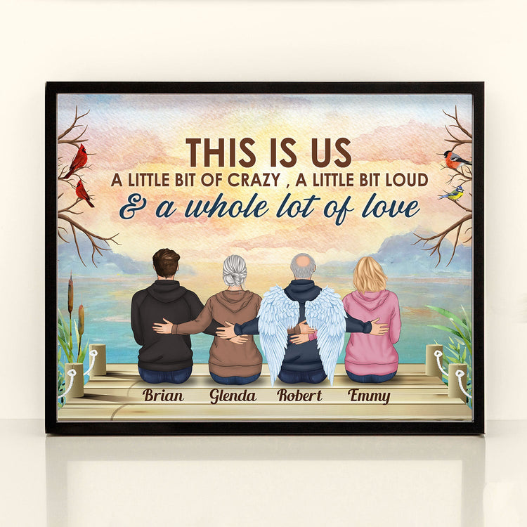 This Is Us  - Personalized Poster - Memorial Gift For Family Members