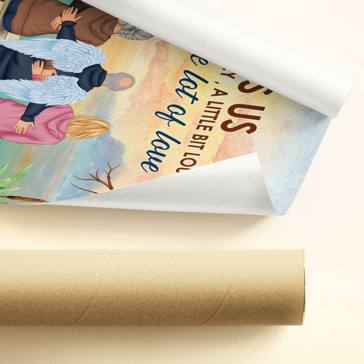This Is Us  - Personalized Poster - Memorial Gift For Family Members
