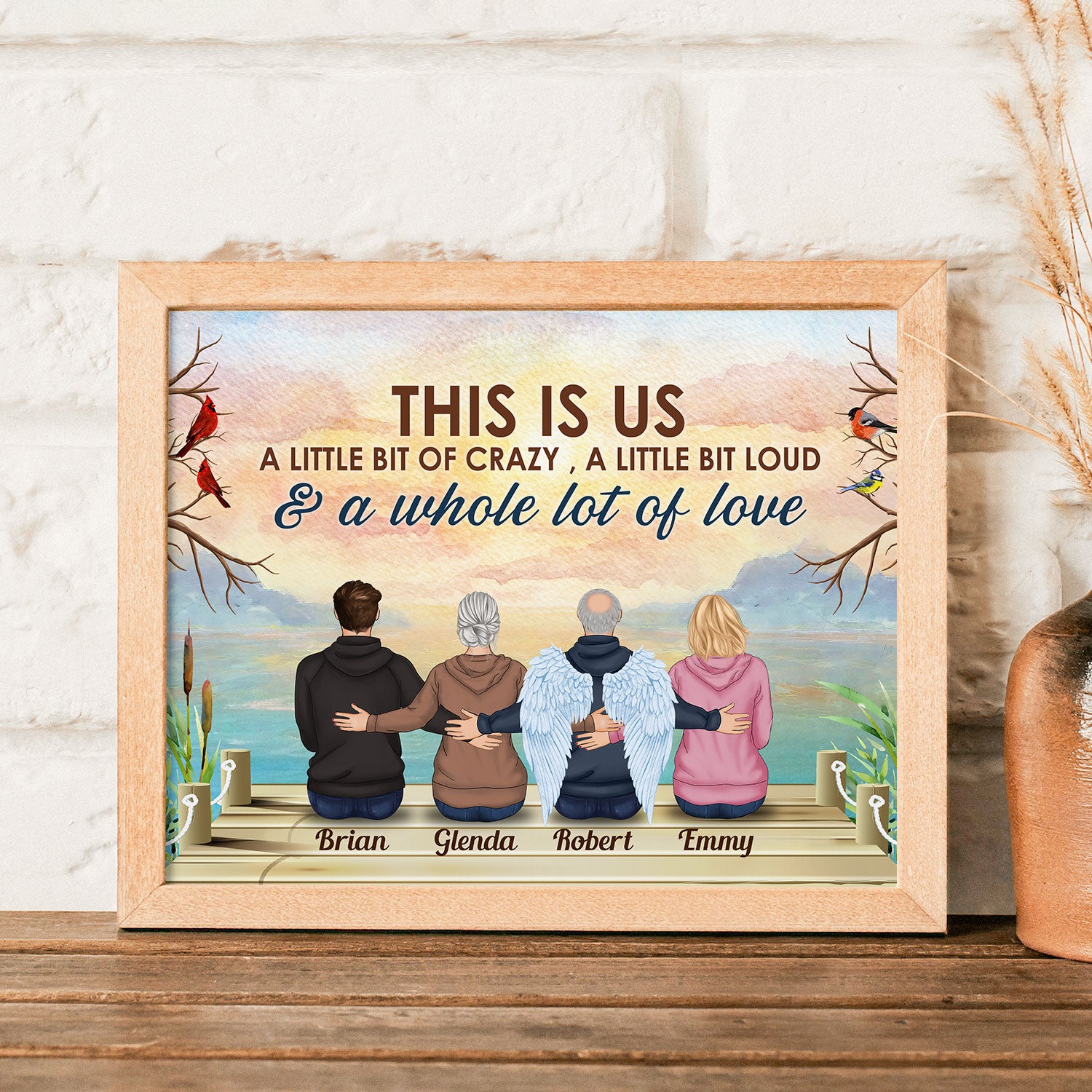 This Is Us  - Personalized Poster - Memorial Gift For Family Members