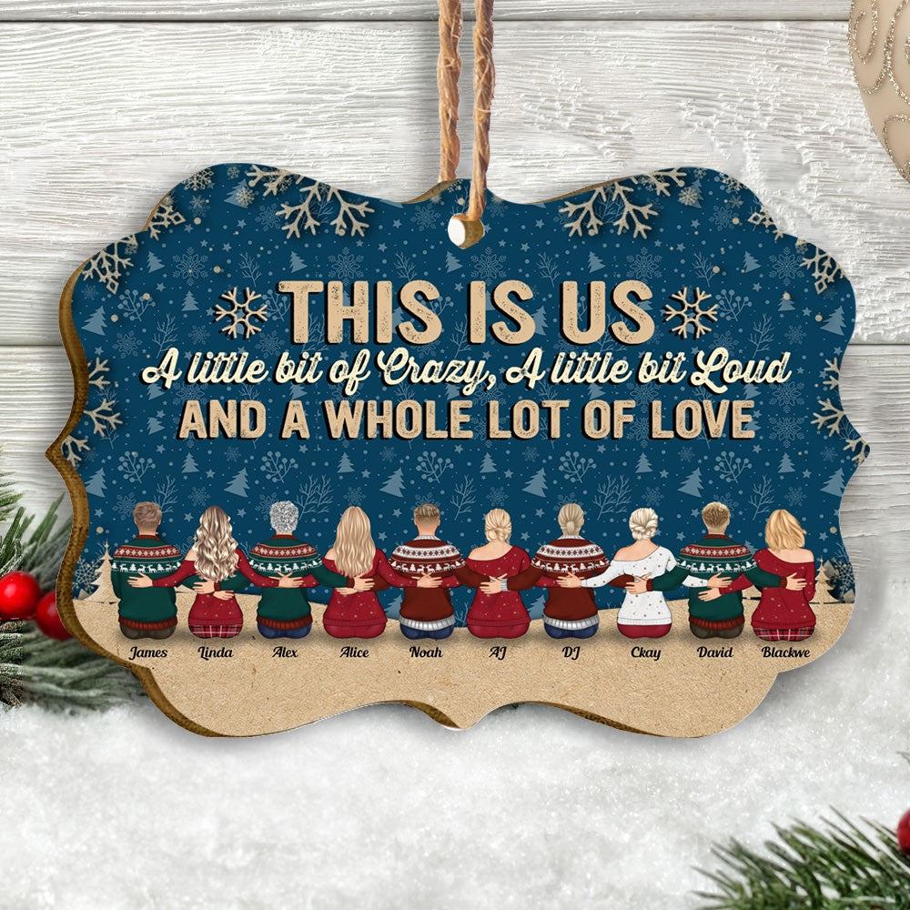 Life Is Better With Brothers & Sisters  - Personalized Wooden/Aluminum Ornament