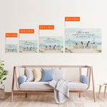 This Is Us A Little Bit Of Crazy Whole Lot Of Love - Personalized Wrapped Canvas