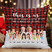 This Is Us A Whole Lot Of Love - Personalized Photo Pillow (Insert Included)