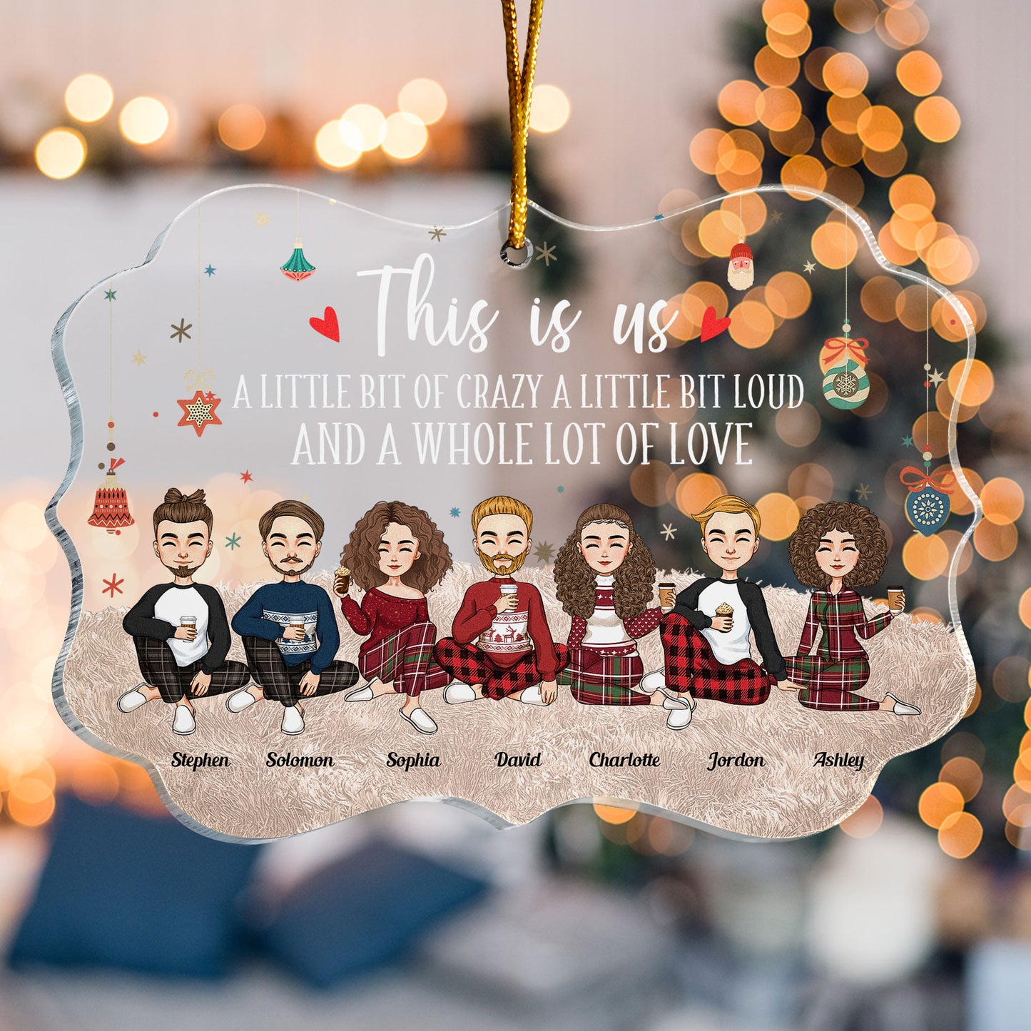 This Is Us - Personalized Acrylic Ornament