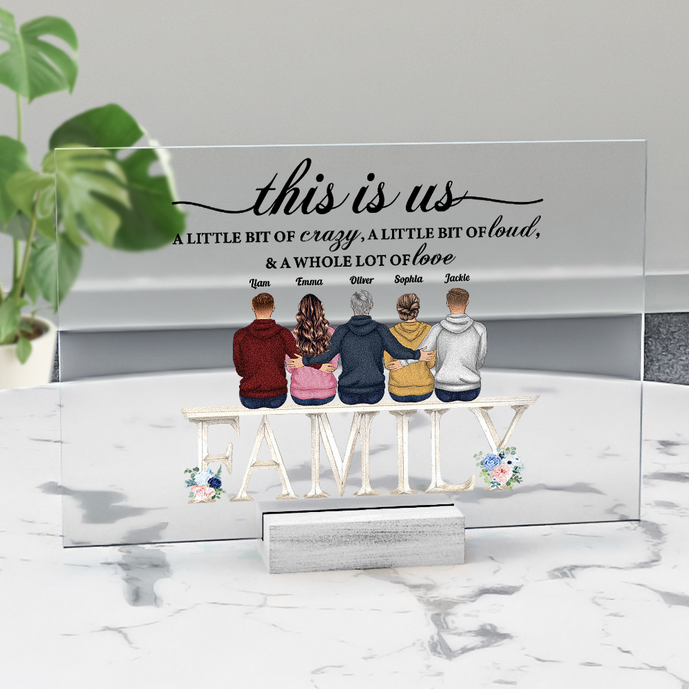 This Is Us - Personalized Acrylic Plaque