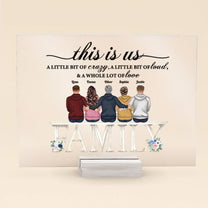 This Is Us - Personalized Acrylic Plaque