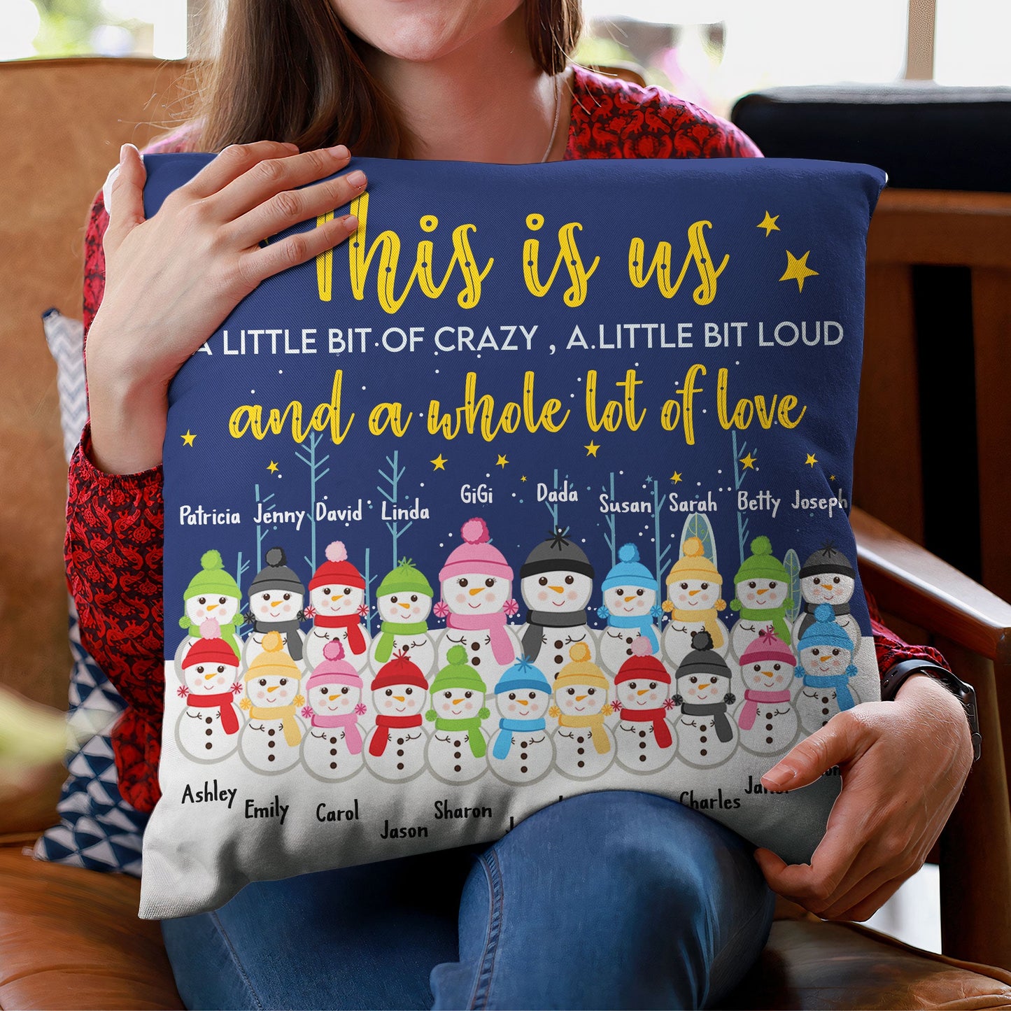 This Is Us - Personalized Pillow (Insert Included) - Birthday, Christmas, New Year Gift For Family Members