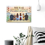 This Is Us - Personalized Poster/Wrapped Canvas - Memorial Gift For Family Members
