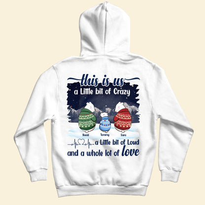This Is Us - Personalized Back Printed Shirt - Birthday, Christmas Gift For Husband, Wife, Family Members