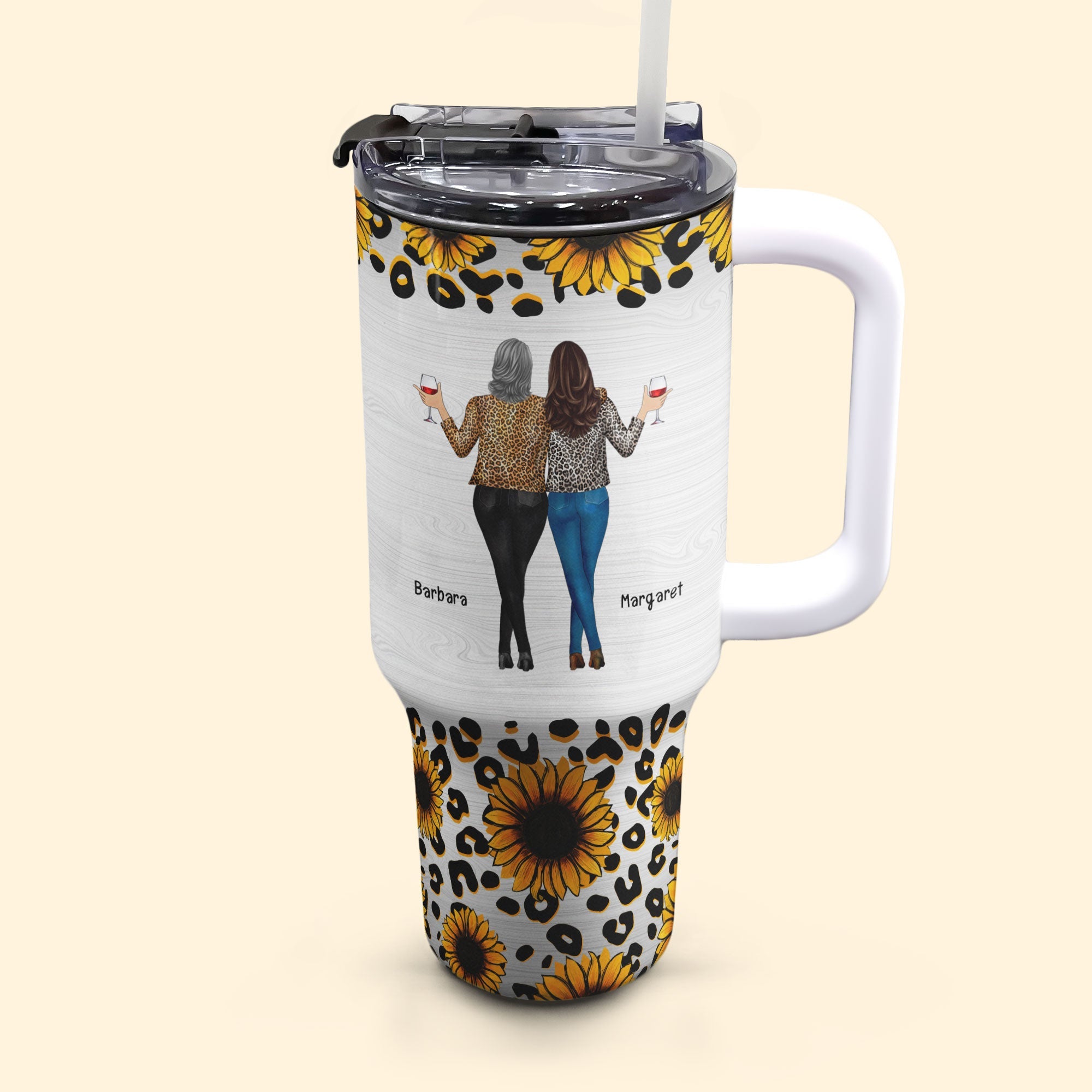 This Is Your Reminder Sunflower Mom Gift - Personalized 40oz Tumbler With Straw