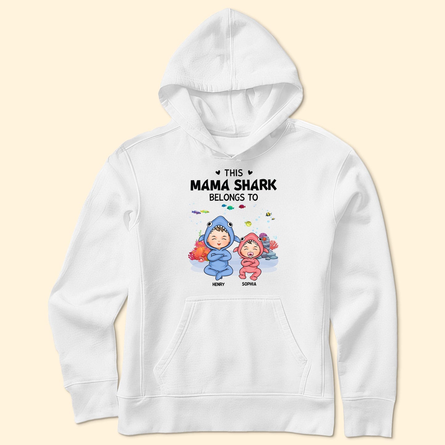 This Mama Shark Belongs To - Personalized Shirt