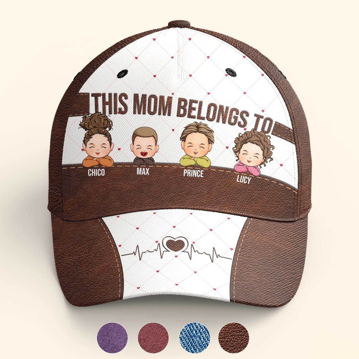 This Mom Belongs To - Personalized Classic Cap