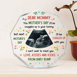 This Mother's Day I'll Be Snuggled Up In Tummy - Personalized Acrylic Photo Plaque