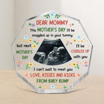 This Mother's Day I'll Be Snuggled Up In Tummy - Personalized Acrylic Photo Plaque