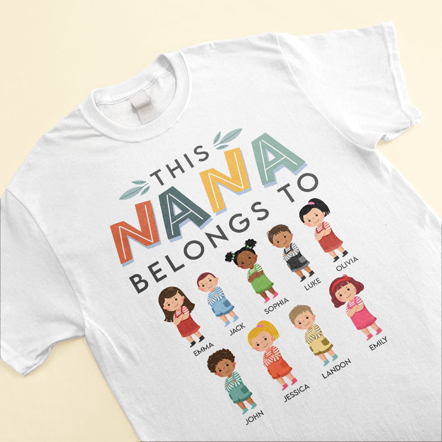 This Nana Belongs To - Personalized Shirt - Birthday Mother's Day Gift For Nana, Grandma, Mom