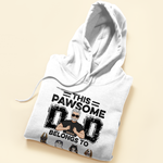 This Pawsome Dad Belongs To - Personalized Shirt - Father's Day, Birthday Gift For Dog & Cat Lover, Dad, Father, Grandpa
