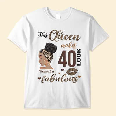 This Queen... Look Fabulous - Personalized Shirt