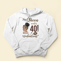 This Queen... Look Like Fabulous - Personalized Shirt - Birthday Gift For Black girl, woman