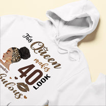 This Queen... Look Like Fabulous - Personalized Shirt - Birthday Gift For Black girl, woman