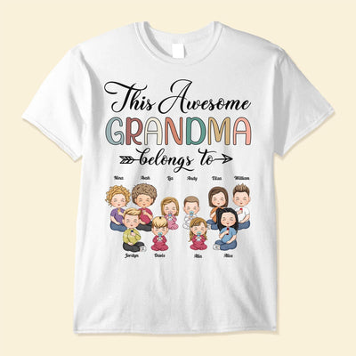 This Awesome Grandma - Personalized Shirt