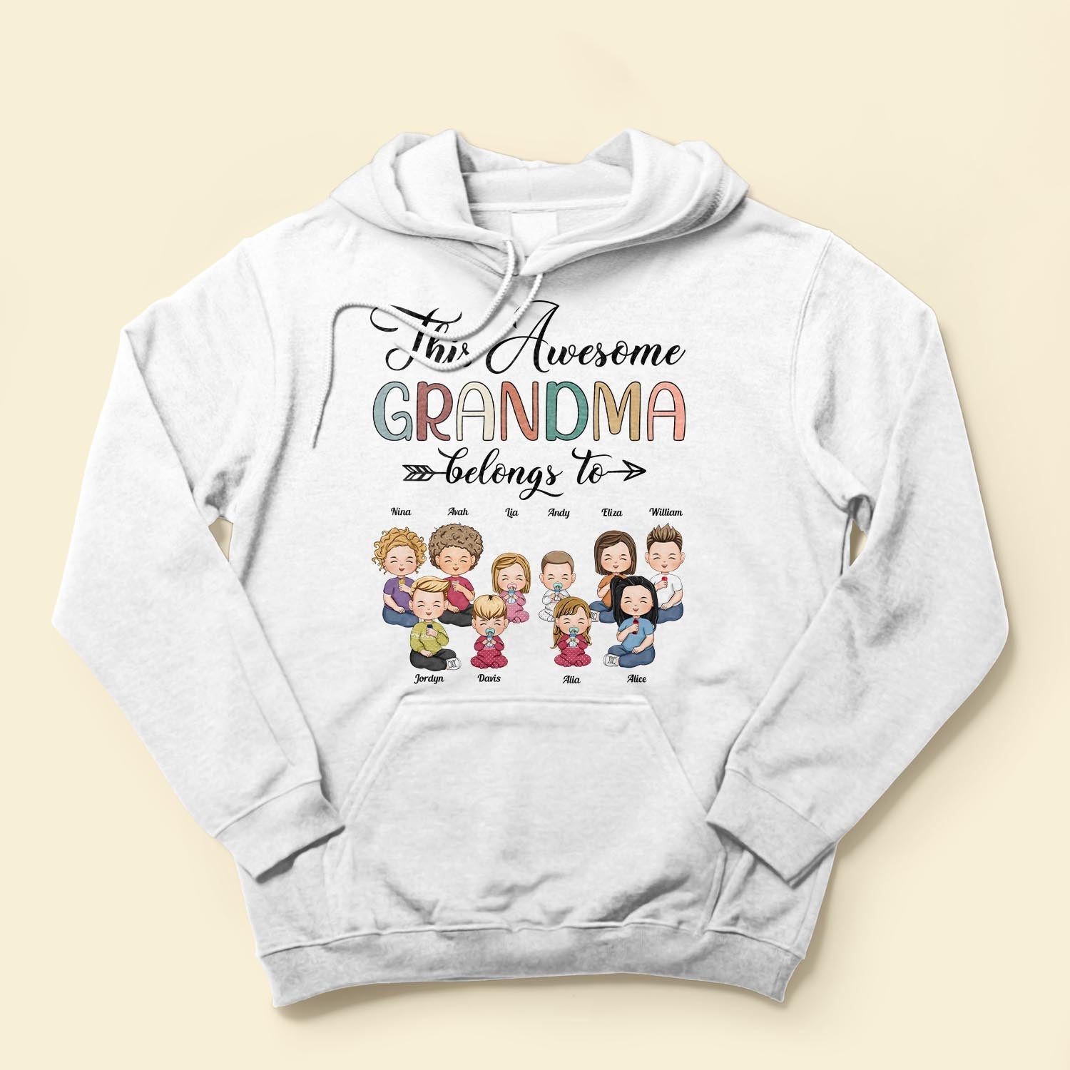 This Awesome Grandma - Personalized Shirt - Birthday, Loving Gift For Grandma, Nana, Gigi