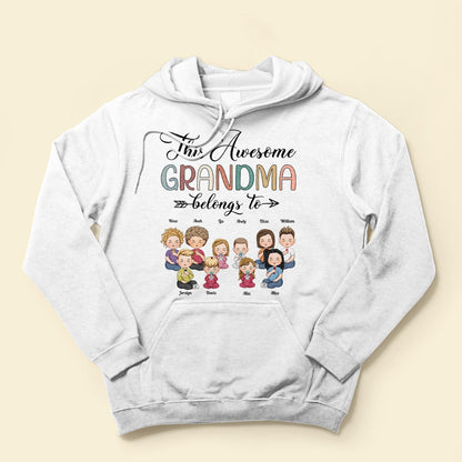 This Awesome Grandma - Personalized Shirt - Birthday, Loving Gift For Grandma, Nana, Gigi