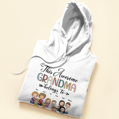 This Awesome Grandma - Personalized Shirt - Birthday, Loving Gift For Grandma, Nana, Gigi