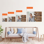 Those We Love Don't Go Away - Personalized Photo Wrapped Canvas