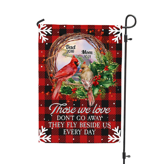 Those We Love Fly Beside Us Every Day - Personalized Flag - Christmas, Memorial, Loving Gift For Siblings, Family Members, Brothers, Sisters