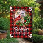 Those We Love Fly Beside Us Every Day - Personalized Flag - Christmas, Memorial, Loving Gift For Siblings, Family Members, Brothers, Sisters