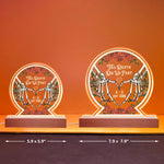 Till Death Do Us Apart - Personalized LED Light